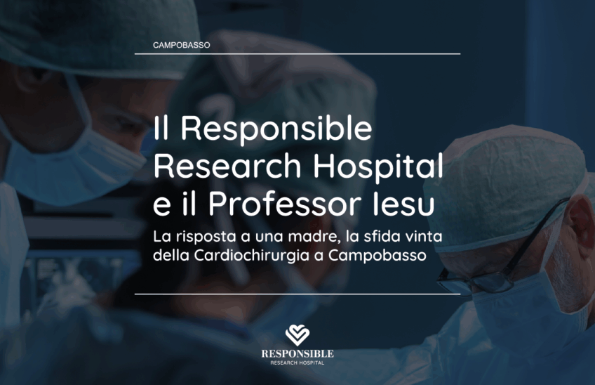 Immagine comunicato stampa IL RESPONSIBLE RESEARCH HOSPITAL E IL PROFESSOR IESU